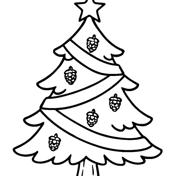 Árbol de navidad rústico de granja con ramas torcidas, adornos simples y una estrella desigual en la cima.